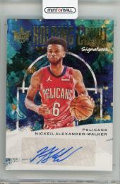 2020-21 PANINI Court Kings  Nickeil Alexander-Walker Holding Court Signartures Jade #8  New Orleans Pelicans