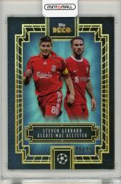 2023-24 TOPPS Deco UEFA Club Competitions Soccer Steven Gerrard/Alexis Mac Allister 【49/49】 Liverpool FC