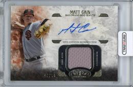 2016 TOPPS Tier One Matt Cain Autograph & Game Used Memorabilia【47/50】