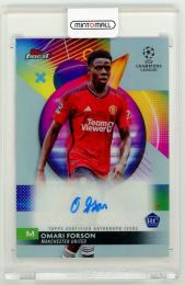 2023-24 Topps Finest UEFA Club Competitions Omari Forson Autographs【A-OF】 Manchester United