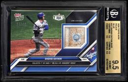 2024 Topps Now Relics #1C Shohei Ohtani Base Blue【34/49】【BGS Gem Mint 9.5】 (MSV#1596)