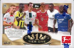 SOCCER 2022-23 TOPPS BUNDESLIGA TIER ONE HOBBY