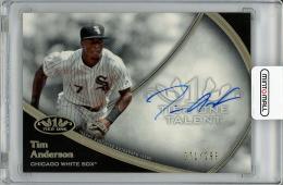 2020 TOPPS Tier One Tim Anderson Autograph【071/299】