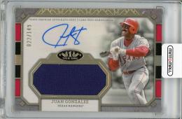 2024 TOPPS Tier One Juan Gonzalez Autograph & Game Used Memorabilia【022/149】