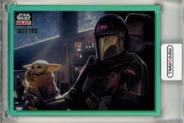 2023 Topps Chrome Star Wars Galaxy Wing Man Aqua Refractors【102/199】