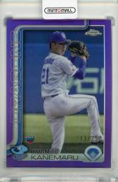 2025 Topps NPB Chrome 金丸夢斗 Purple Refractors【211/250】 中日ドラゴンズ