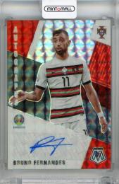2021-22 Panini Mosaic FIFA Road to World Cup Bruno Fernandes Autographs Mosaic #8  Portugal