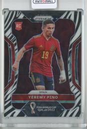 2022 Panini Prizm FIFA World Cup Qatar Soccer  Yeremy Pino Zebra/#229/RC