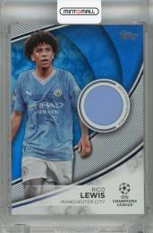 2023-24 Topps UEFA Club Competitions  Rico Lewis Topps Superstar Relics Blue Foilboard #TS-RI 【14/99】 Manchester City