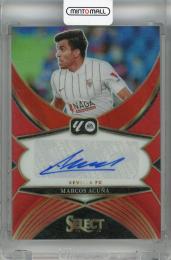 2024-25 Panini Select LaLiga Marcos Acuna Select Signatures Red #16 Auto ※傷あり Sevilla FC
