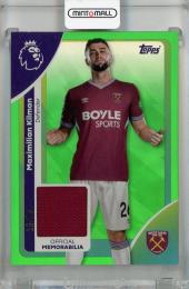 2025-26 Topps Premier League Maximilian Kilman Premier Relics Green Rainbow Foil #RE-MKI ※裏面傷あり【56/99】 West Ham United FC