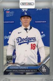2023 Topps Now Yoshinobu Yamamoto Offseason #OS25 Los Angeles Dodgers