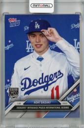 2025 Topps Now Roki Sasaki Offseason #OS16 Los Angeles Dodgers