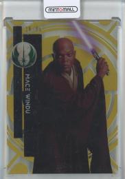 2015 Topps Star Wars High Tek Mace Windu Gold【28/50】《初期傷有り》