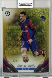 2023-24 Topps UEFA Club Competitions Japan Edition Angel Alarcon Chrome Mojo Gold Refractors RC #147【32/50】《白かけあり》