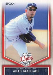 2017 EPOCH 埼玉西武ライオンズ #25 キャンデラリオ レギュラーカード