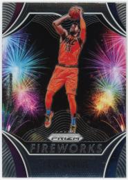 2019-20 Panini Prizm Fireworks #10 Paul George