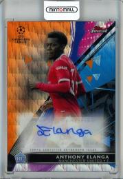 2021-22 Topps Finest UEFA Champions League Anthony Elanga RC/Base Autographs/Orange Wave Refractors/#BA-AE【04/25】 Manchester United