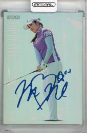 2023 EPOCH JLPGA OFFICIAL TRADING CARDS TOP PLAYERS 稲見萌寧 デコモリシグネチャーカード サファイヤ【12/25】