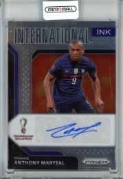 2022 Panini Prizm World Cup Anthony Martial International Ink Autographs/#I-AM