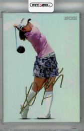 2023 EPOCH JLPGA OFFICIAL TRADING CARDS TOP PLAYERS ペソンウ デコモリシグネチャーカード ゴールド【30/50】