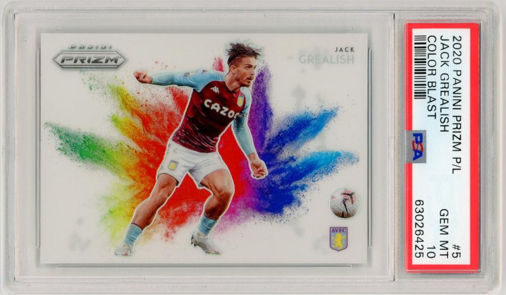 Jack Grealish 2020-21 Panini Prizm EPL Premier League Rookie