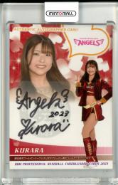 BBMプロ野球チアリーダーカード2023 DANCING HEROINE　舞 KURARA 直筆サインカード【50/90】 東北楽天ゴールデンイーグルス公式チアリーダー東北ゴールデンエンジェルス