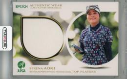 2023 EPOCH JLPGA OFFICIAL TRADING CARDS TOP PLAYERS 青木瀬令奈 メモラビリアカード ウエア【20/50】