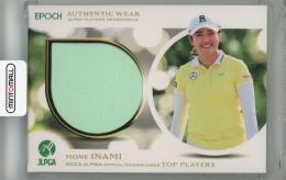 2023 EPOCH JLPGA OFFICIAL TRADING CARDS TOP PLAYERS 稲見萌寧 メモラビリアカード ウエア【17/50】