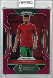 2022 Panini Prizm World Cup Ruben Dias Base/Maroon Prizms/#183【18/22】