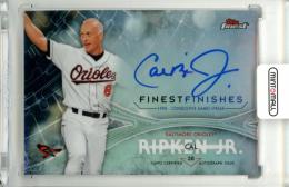 2017 Topps Finest Cal Ripken Jr. #FINA-CRJ Finest Finishes Autograph Orioles