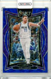 2024-25 Panini Select Luka Doncic #56 Base Blue Scope Prizm Parallel【130/249】 Lakers