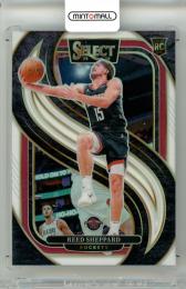 2024-25 Panini Select Reed Sheppard #181 Base White Prizm Parallel【018/149】 Rockets