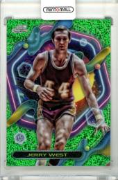 2024 Topps Cosmic Chrome Jerry West #58 Base Green Space Dust Refractor Parallel【28/75】