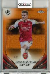 2023-24 Topps UEFA Club Competitions Japan Edition Martin Odegaard Chrome Mojo Orange Refractors #111【13/25】