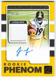 2017 PANINI Donruss Football Juju Smith-Schuster Rookie Phenom Jersey Autograph Prime 25枚限定 /20
