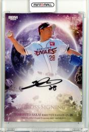 2024 BBM GENESIS 酒居知史 クロス直筆サインカード【30/30】