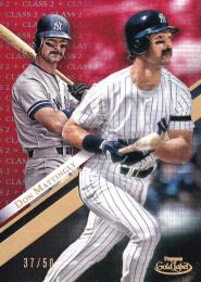 2019 Topps Gold Label New York Yankees Don Mattingly Base Class 2 Red パラレル版 37/50