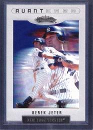 2002 Fleer Showcase New York Yankees Derek Jeter Auant Card