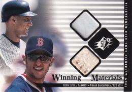 2000 Upper Deck SPx New York Yankees/Boston Red Sox Derek Jeter/Nomar Garciaparra Winning Materials Update