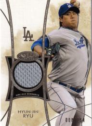 2014 Topps Tier One Los Angeles Dodgers Hyun-Jin Ryu Tier One Relics 008/254