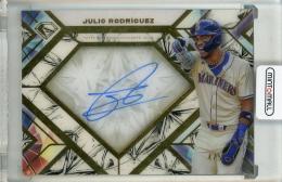 2025 Topps Diamond Icons Julio Rodriguez Icons of the Diamond Autographs Black Diamond【4/5】 Seattle Mariners