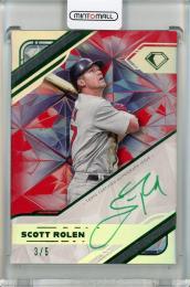 2025 Topps Diamond Icons Scott Rolen White PolychromatINK Autographs Red Green Ink【3/5】 Philadelphia Phillies
