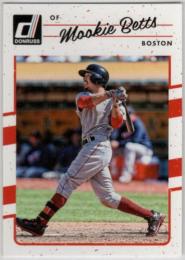 2017 Donruss #59A Mookie Betts レギュラーカード