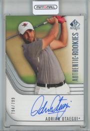 2021 SP Authentic Golf  Adrian Otaegui #76 Authentic Rookie Signatures 794/799