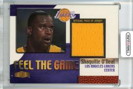 1999-00 Flair Showcase Shaquille O'Neal Feel the Game Los Angeles Lakers