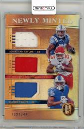 2020 Panini Gold Standard Football Jonathan Taylor/Clyde Edwards-Helaire/D'Andre Swift 【109/249】