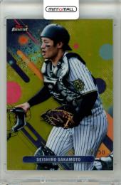 2025 TOPPS NPB FINEST 坂本誠志郎 #104 Base Gold Refractor Parallel 【18/50】 阪神
