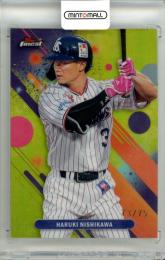 2025 TOPPS NPB FINEST 西川遥輝 #125 Base Yellow Refractor Parallel【73/75】 ヤクルト
