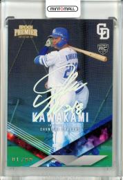 2024 EPOCH 中日ドラゴンズ PREMIER EDITION  川上 理偉 REGULAR FOIL SIGNATURE ホログラム版【81/99】